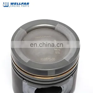 Wellfar Engine Piston Pin Clamp Piston Set For Mercedes BENZ OM926 Engine thumbnail-2