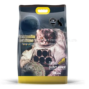 Ball Shaped Cat Litter Sell Bentonite Pet Litter China Whlosale Strong Clumping Cat Litter thumbnail-3