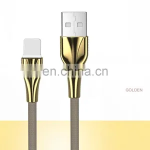 High Quality Zinc Alloy Denim USB Cord Cable Chargeing Usb Data Cable Lightening Cable For Iph/ Type C/Android thumbnail-5