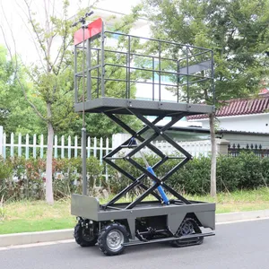 Triangular Caterpillar Work Platform Height for Greenhouse thumbnail-1