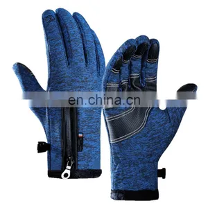Breathable Full Finger Gel Pad Touch Screen Sport Motorcycle Riding Bike Bicycle Cycling Gloves thumbnail-3