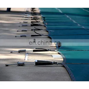 16' x 32' Rectangle in Ground 190g Green 5'x5' Grid Polypropylene pp Net Safety Swimming Pool Mesh Winter Pool Cover thumbnail-1