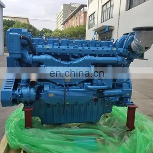 12 Cylinders 4 Stroke 12M55C2738-18E211 2600hp/1800rpm Turbocharged Diesel Engine thumbnail-3