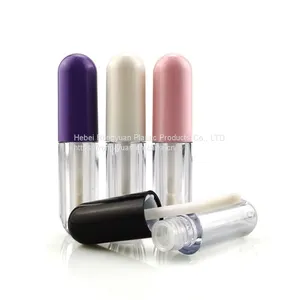 Cosmetic Packaging Empty Vendors Matte Lipgloss Containers White Pink Lipgloss Tubes Custom Logo thumbnail-2