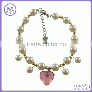 Customized Metal Pearl Pendant Necklace for Pet Dog Cat thumbnail-1