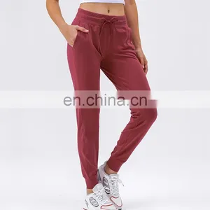 1 Pcs MOQ Custom Logo New Arrival Super Good Quality Women Workout Running Gym Yoga Training Jogger Pants thumbnail-3