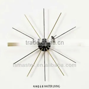 Copper Star Wall Clock thumbnail-1