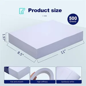 Factory Manufacture Bulk Cheap Price 80g Best Quality Import Copy Paper A4 One Ream 500sheets thumbnail-4