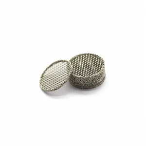 Stainless Steel 304 316L Round Plain/Twill/Dutch Woven Wire Mesh Oil Filter Disc thumbnail-4