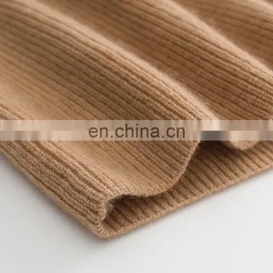 Best Quality 100% Cashmere Sleeveless Cardigan Sweater for Women Solid Color Elegant Long Spring Style Front Logo thumbnail-4