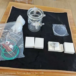 Quartz Glass Reactor Photocatalytic Reactor With Uv Penetration Vacuum Quartz Reactor thumbnail-1