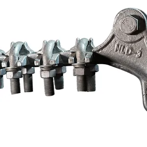 Aluminum Alloy Tension Clamp NLL-1-2-3 Optical Cable Pre Twisted Insulation Tension Clamp Wire Overhead Communication Line Fittings thumbnail-1
