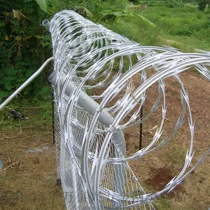 Galvanized & PVC Coated Stainless Steel Concertina Razor Wire BTO-22/BTO-60/CBT-65 thumbnail-2