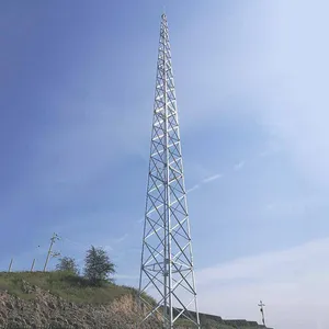 Steel Structure Lightning Protection Tower, Triangular Roof Lightning Protection Device Tower, Various Specifications, Customized on Demand thumbnail-1
