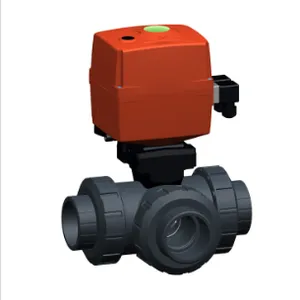 Electric Actuated Ball Valve 220V ABS Type 127 Butt Fusion for Water Treatment System thumbnail-3