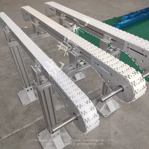 Ring-shaped，U-shaped，Go Straight，Turn，Multi-row，Flexible Chain Conveyor，Plastic Chain Conveyor Line thumbnail-3