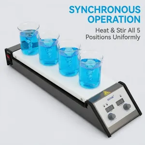 Multi Position Magnetic Stirrer With Heater thumbnail-1