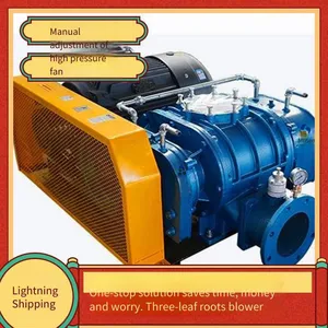 Customizable Processing Supported. Cast Steel, Energy-saving Three-lobe Roots Blower Msr150 thumbnail-3