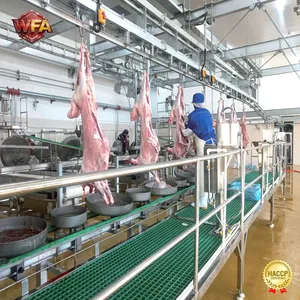 Goat Slaughterhouse Equipment Sheep Carcass Slaughter Processing Convey Rail for Lamb Abattoir Machine thumbnail-3