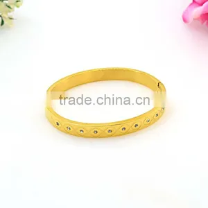 Gold Plated Stainless Steel Jewelry Girls New Designer Bracelet thumbnail-4