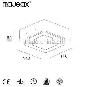 Modern European Trimless Indoor Led Gypsum Square Ceiling Flat thumbnail-3
