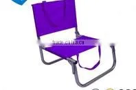 Portable Folding Reclining Beach Chair With Footrest Folding Beach Chair With Sun Shade thumbnail-2