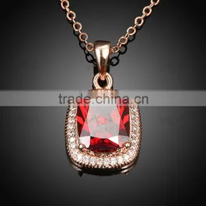 18 Carat Golden Plated Jewelry Necklace,zirconia Necklaces thumbnail-3