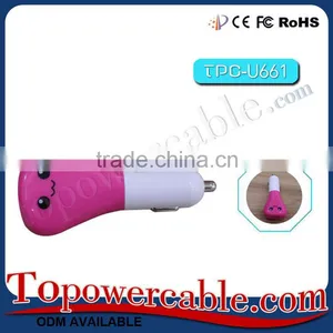 2015 New In Car Mobile Phone Small Car Charger For Htc For Zte For Iphone 5 5S thumbnail-3