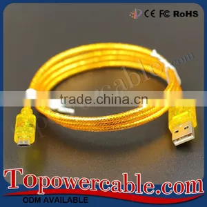 Top Sale PE Weave Usb Cell Phone Cable Wire For LG K7 For Samsung S6 S7 thumbnail-2