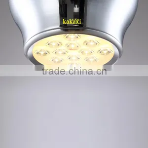Creative LED Droplight 12W Plating Silver Color Lantern Chandelier Dining Room LED Pendant Lights thumbnail-5