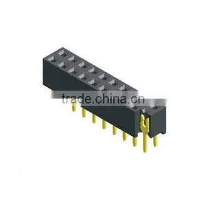 2.54mm Pitch 3pin Female Socket DIP TYPE thumbnail-1