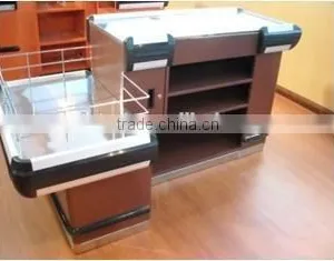 Supermarket Electronic Checkout Cash Counter With Belt By Changshu Factory thumbnail-2