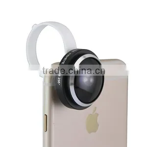 Detachable Circle Clip 235 Degree 0.4x Super Fisheye Lens for Smart Phone IPhone 6 Ipad Samsung Galaxy S6 thumbnail-3