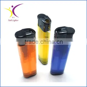 2016 Translucent Hot Sale Disposable Electronic Colorful Lighter thumbnail-1