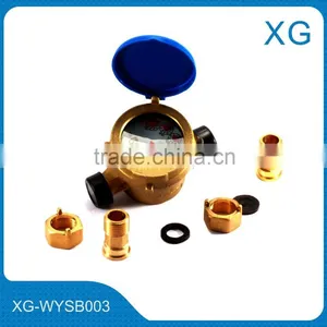 Multi Jet Dry Type Water Meter 15mm/Brass DN15 Class B Water Meter thumbnail-3