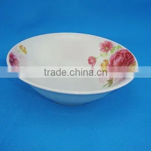 Red Flower Ceramic Bowl , Linyi Salad Bowl Factory thumbnail-1