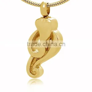 Wholesale Lovely Bone Ash Box 18K Rose Gold Plated Ash Pendant Women's Birthday Gifts thumbnail-1