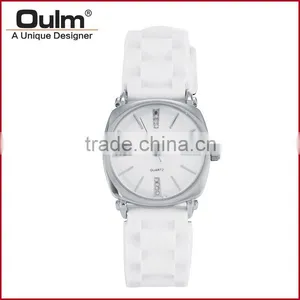 2015 Oulm Ultrathin Ladies Watch, Ultrathin Case Watch, Ultrathin Silicon Watch China Supplier thumbnail-2