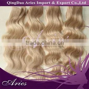 24" Color #22 Bodywavy Remy Human Hair Pu Hair Weft thumbnail-1