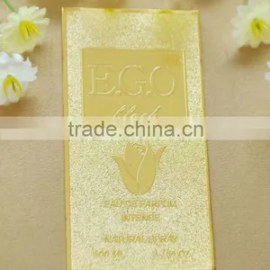Custom Gold Etching Perfume Labels Design thumbnail-1