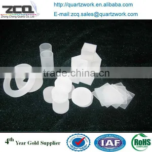 High Purity Clear Quartz Ring Sio2 Targets Customer thumbnail-5