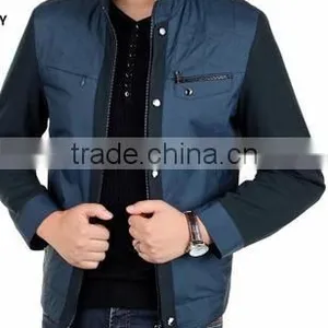 2015 Spring and Autumn Jacket Mens Summer Thin Size Collar Middle-aged Men's Casual Jacket thumbnail-4
