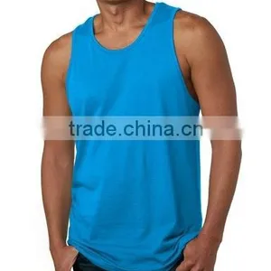 Wholesale Cotton Custom Mens Tank Top Stringer Tank Top Gym Tank Top Quality Choice thumbnail-5