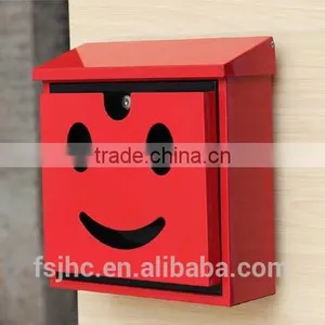 JHC-2060C New Design Mailbox/lovely Letter Box/Mail Box/metal Red Mailbox thumbnail-1