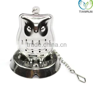 New Design Hot Selling Owl Shape Stainless Steel Tea Infuser thumbnail-1