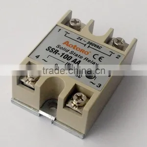 SSR-100AA Solid State Relay Industrial 100A Single Phase Supplier thumbnail-1