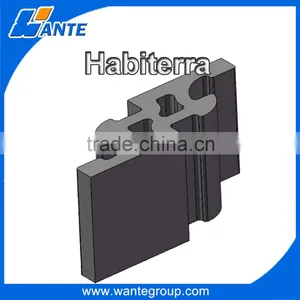 WANTE BRAND QT4-15 Double Hydraulic Block Machine Concrete Interlock Brick Making Machine thumbnail-1