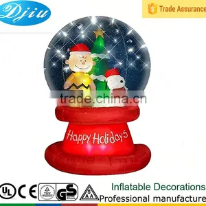 DJ-B-109 Outdoor Large Wholesale Clear Plastic Christmas Ball Ornaments Deer Decor thumbnail-1
