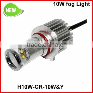 Automotive Auto Led Lighting Car Accessories H10 Led Fog Light Led Headlight Car Lamps 4pcs CR Led Chips 10W DC9V-30V thumbnail-1