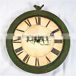 12B317NT-1-Vintage Metal Wall Clock thumbnail-1